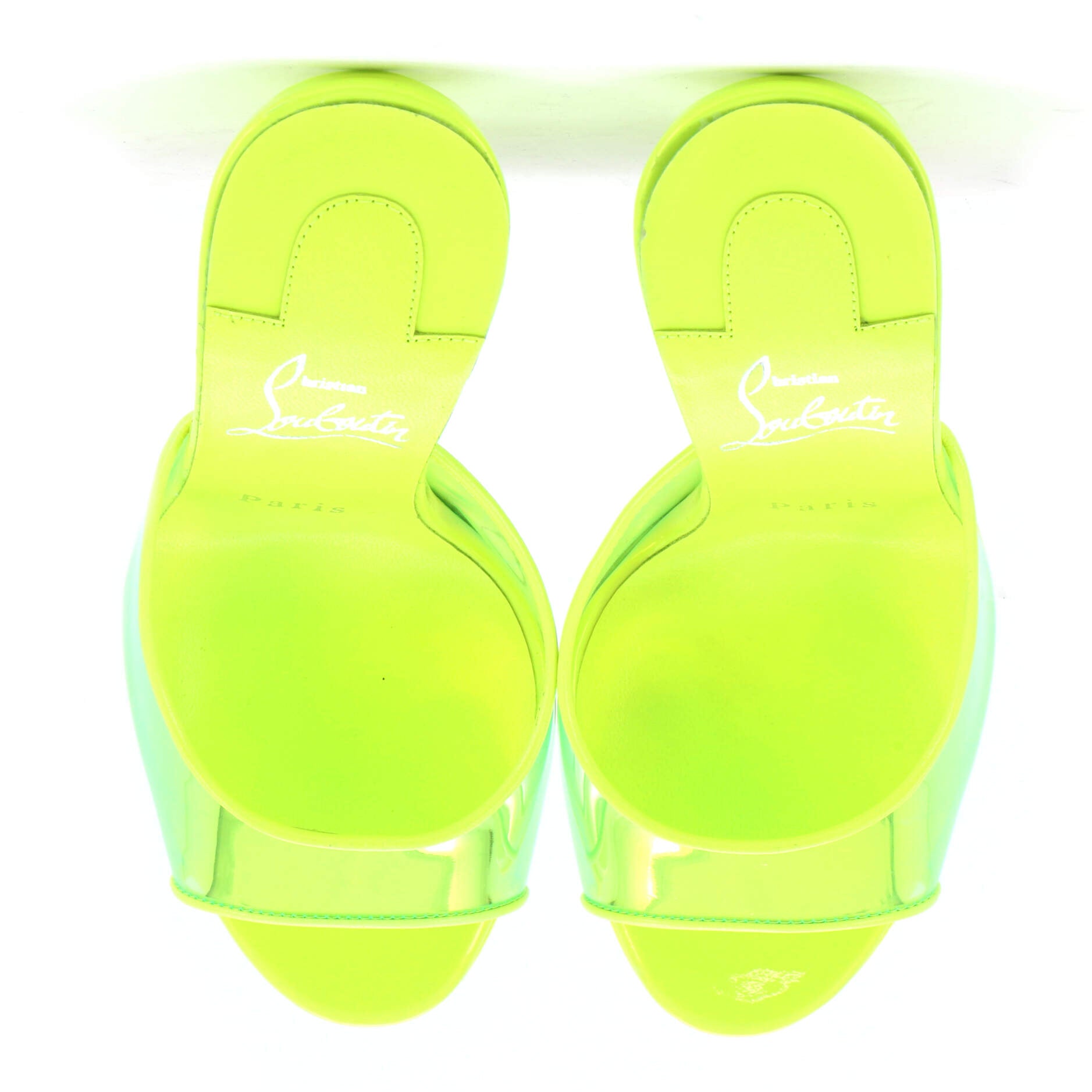 Just Arch Heeled Mules PVC 100