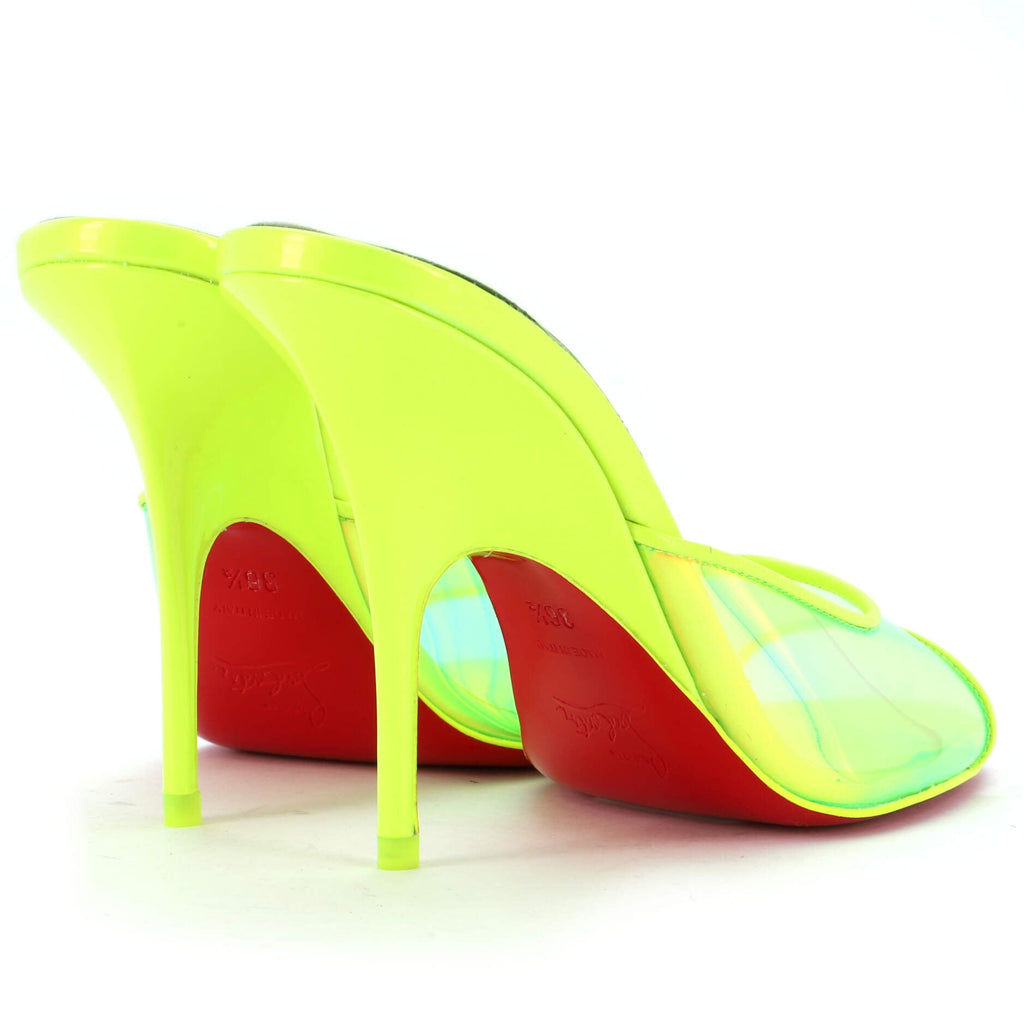 Just Arch Heeled Mules PVC 100
