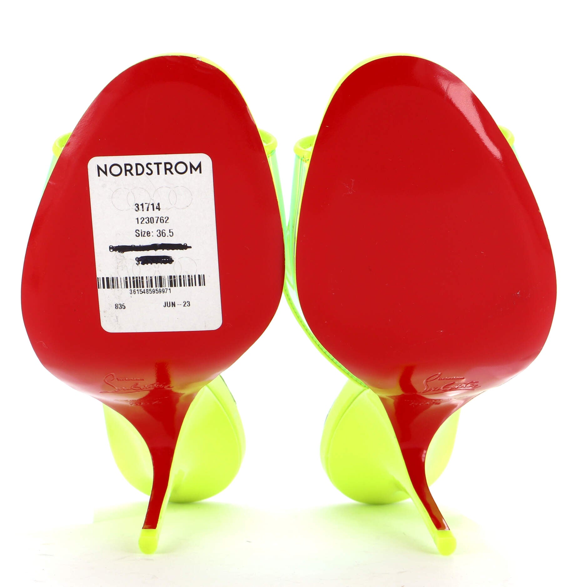 Just Arch Heeled Mules PVC 100