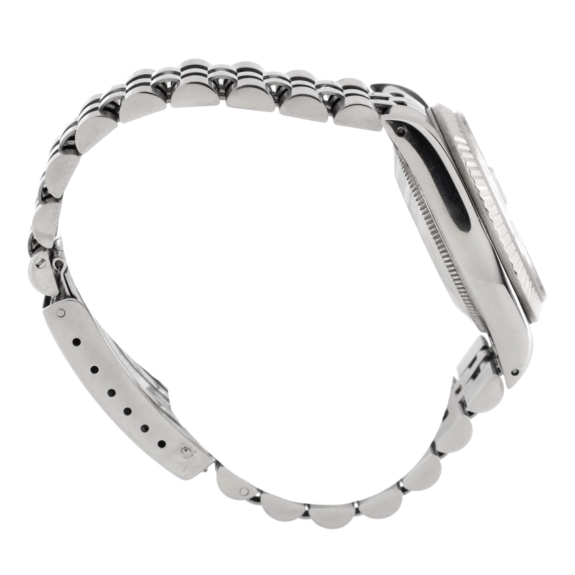 Oyster Perpetual Datejust Automatic Watch Stainless Steel and White Gold with Diamond Markers 31