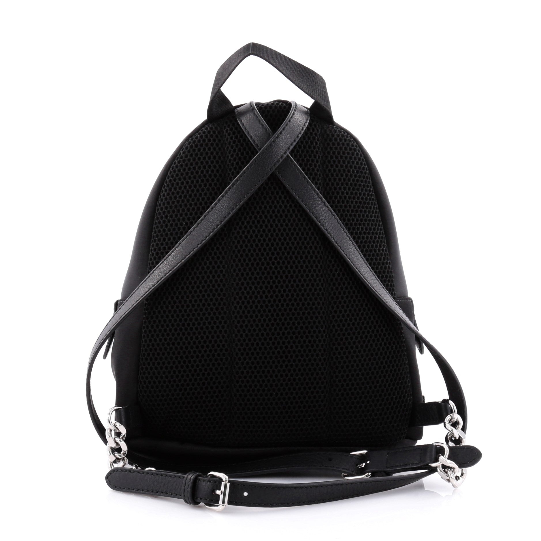 Light Bulb Backpack Nylon with Shearling Mini