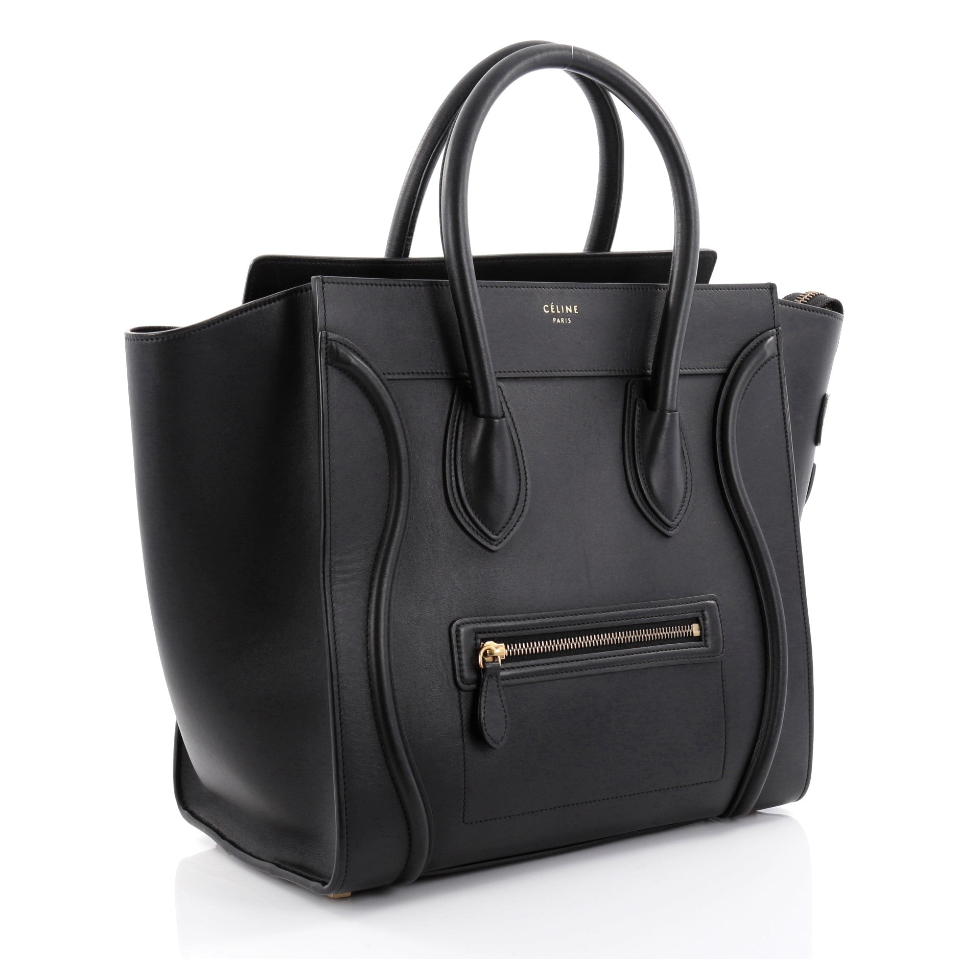 Luggage Handbag Smooth Leather Mini