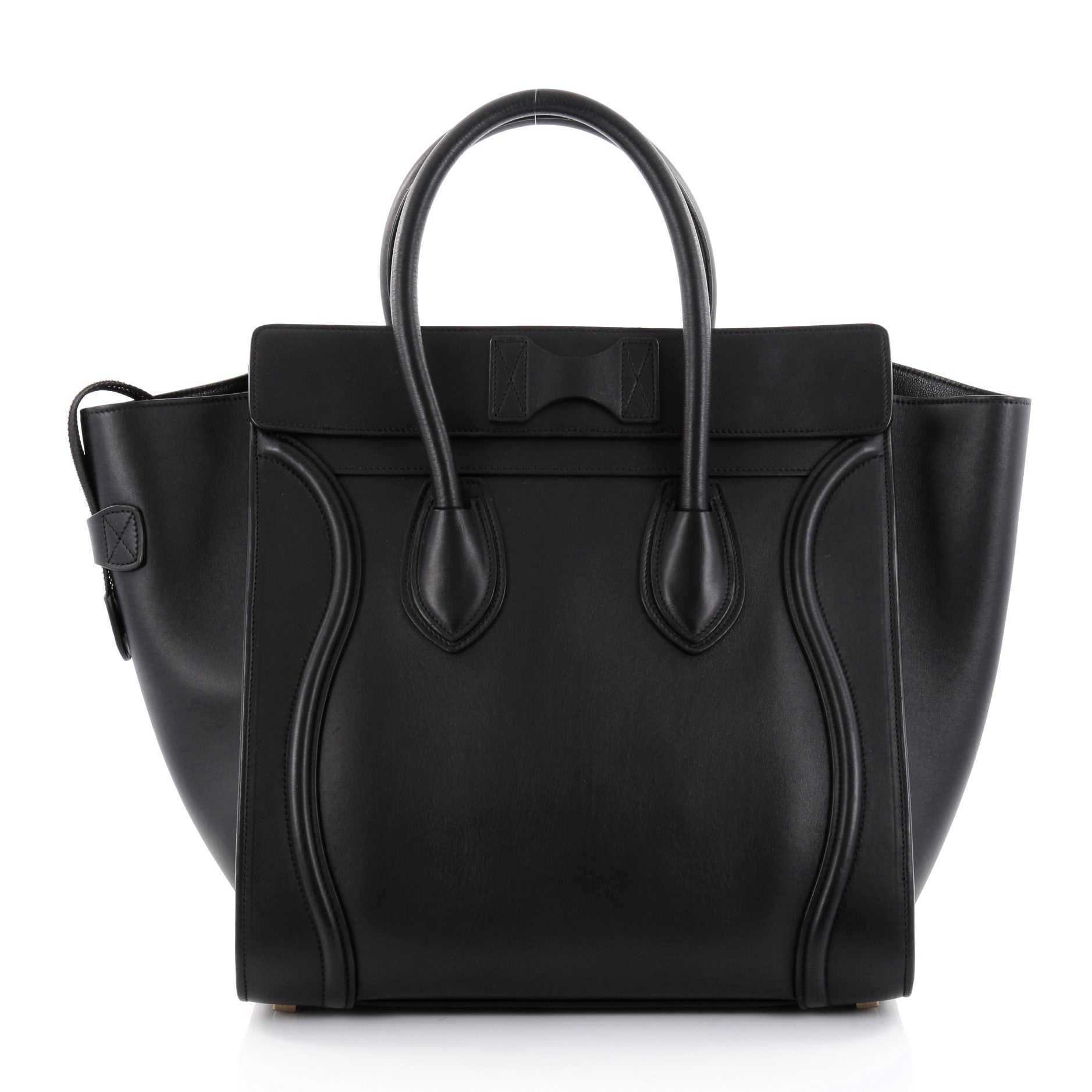 Luggage Handbag Smooth Leather Mini