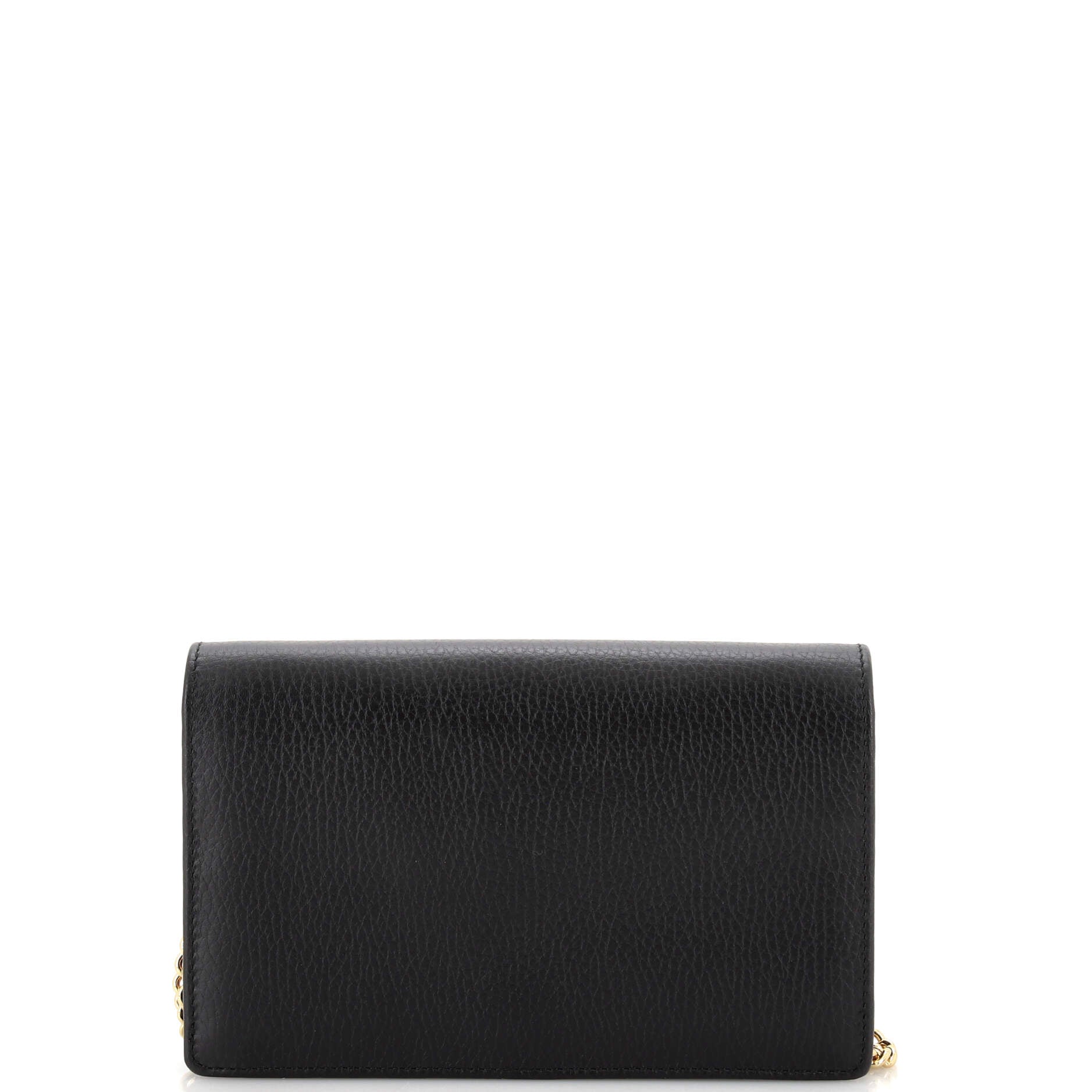 Petite GG Marmont Chain Wallet Leather Mini