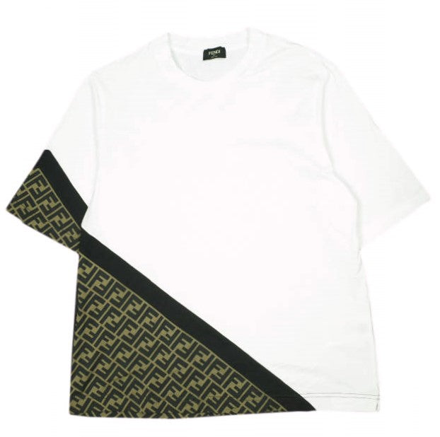 Fendi DIAGONAL FF Monogram Cotton T-shirt