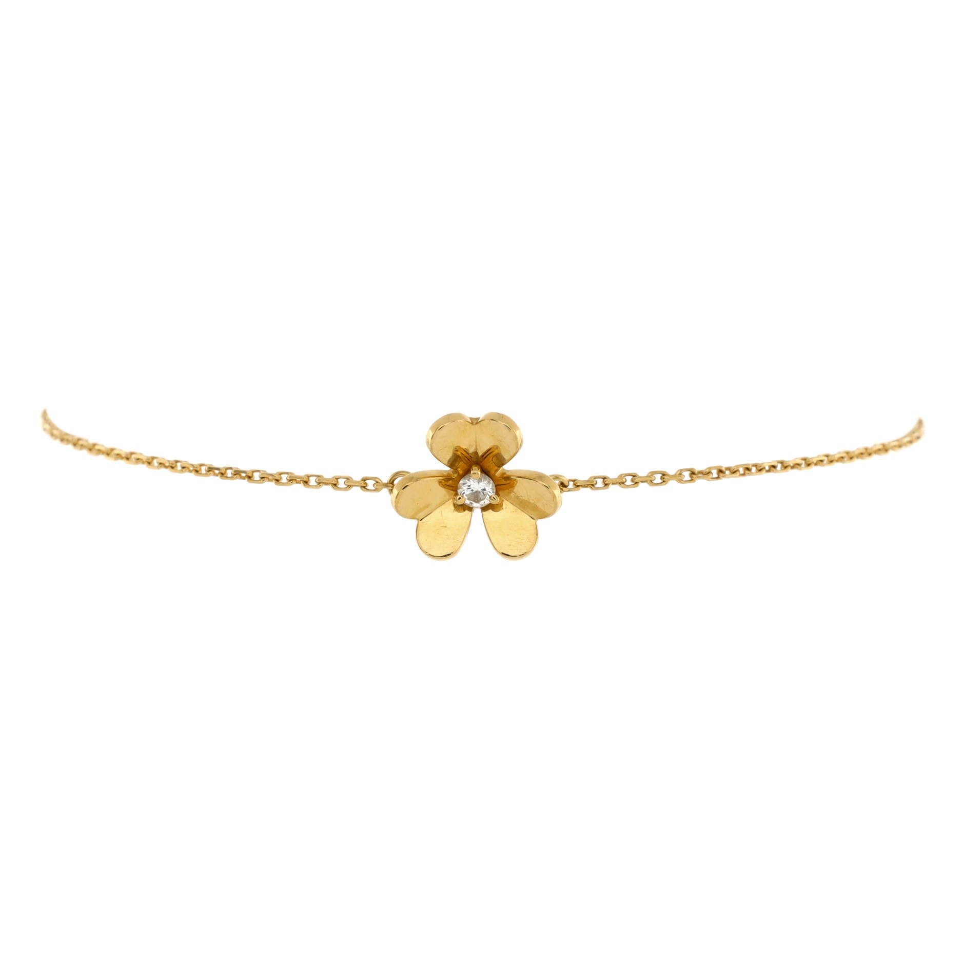 Frivole Bracelet 18K Yellow Gold with Diamond Mini