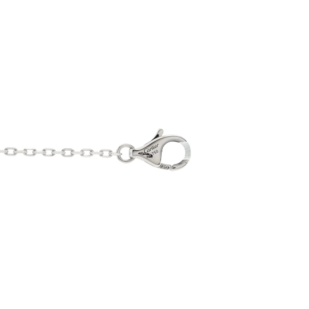 Cartier D'Amour Pendant Necklace 18K White Gold with Diamond Small