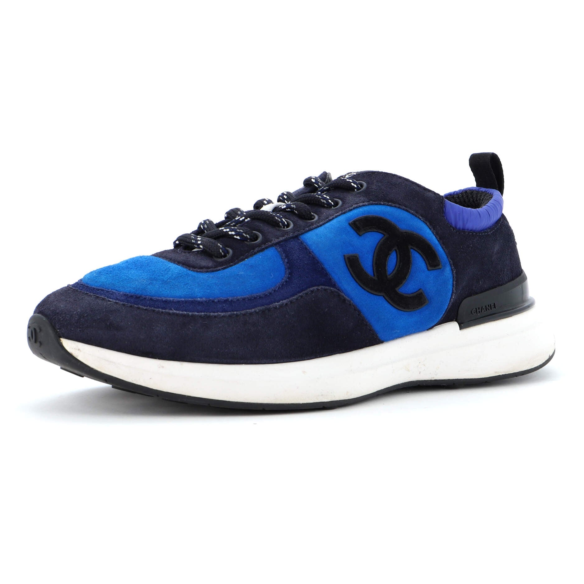 Women's CC Sneakers Stretch Fabric and Suede