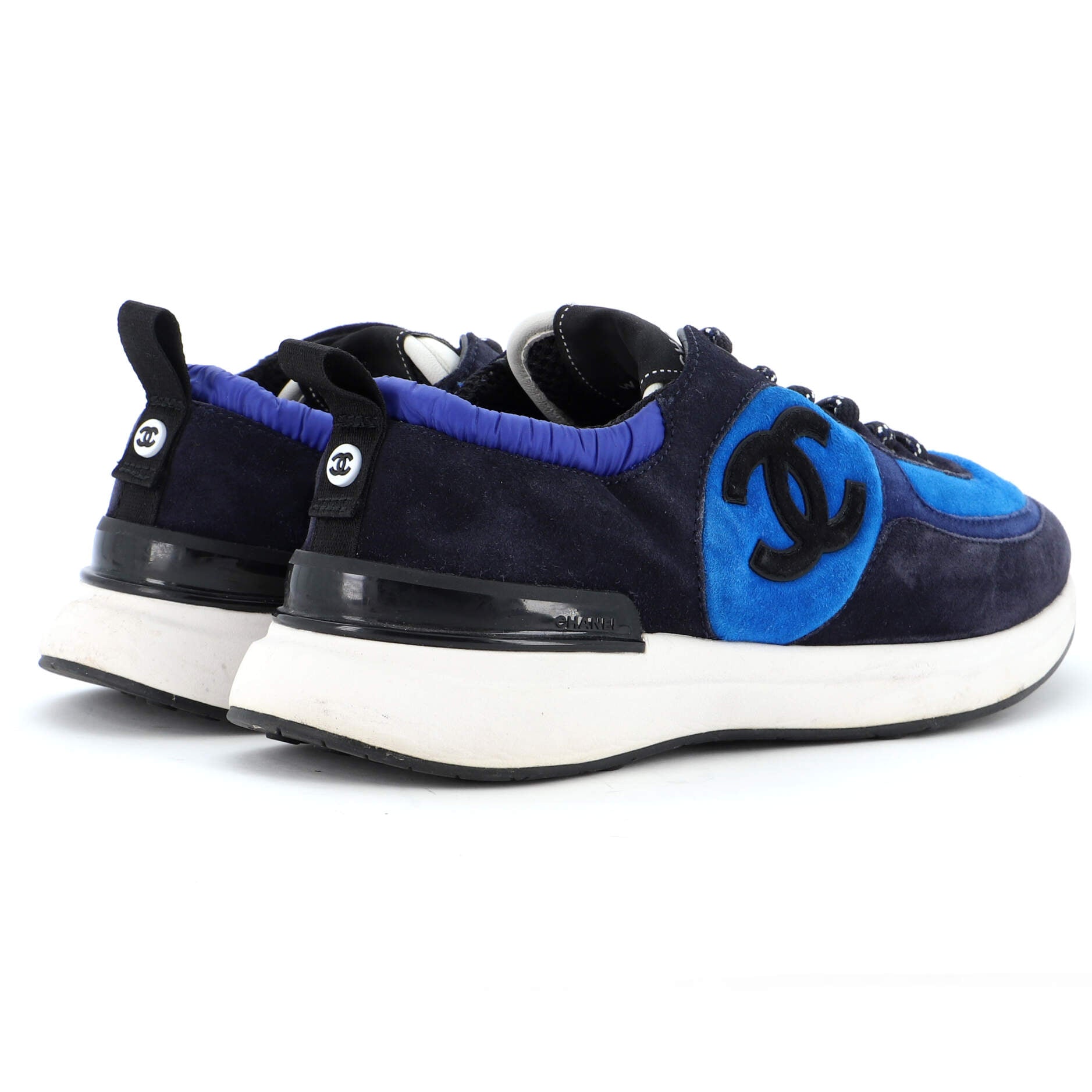 Women's CC Sneakers Stretch Fabric and Suede