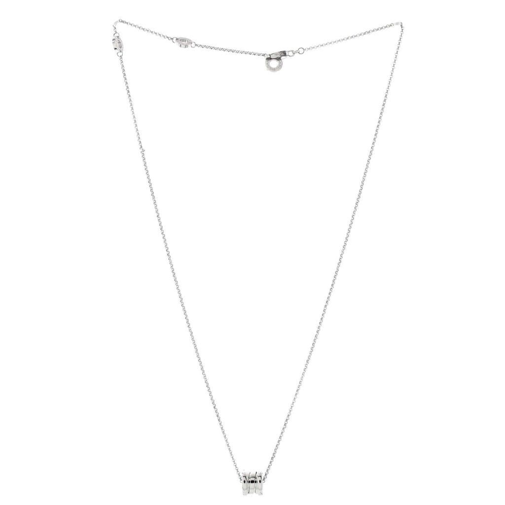 B.Zero1 Pendant Necklace 18K White Gold