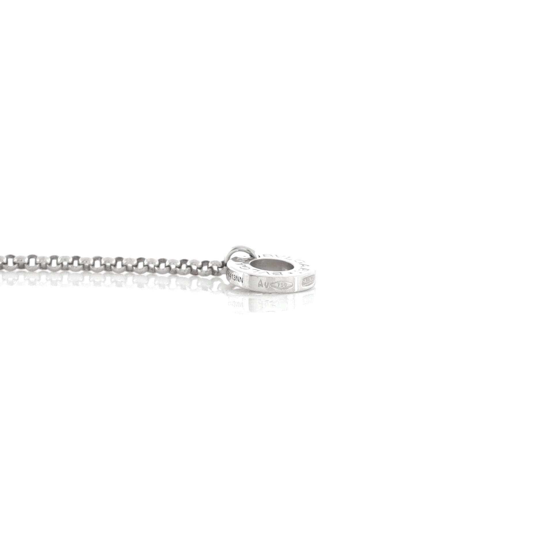B.Zero1 Pendant Necklace 18K White Gold