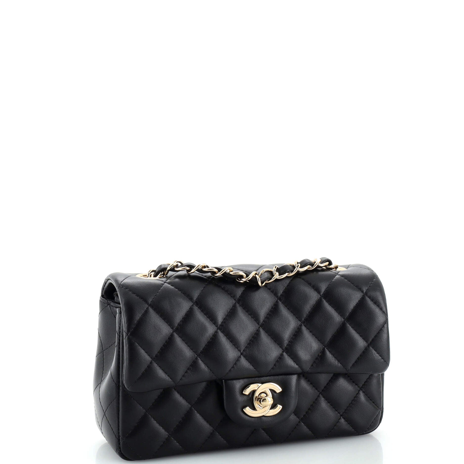 Classic Single Flap Bag Quilted Lambskin Mini