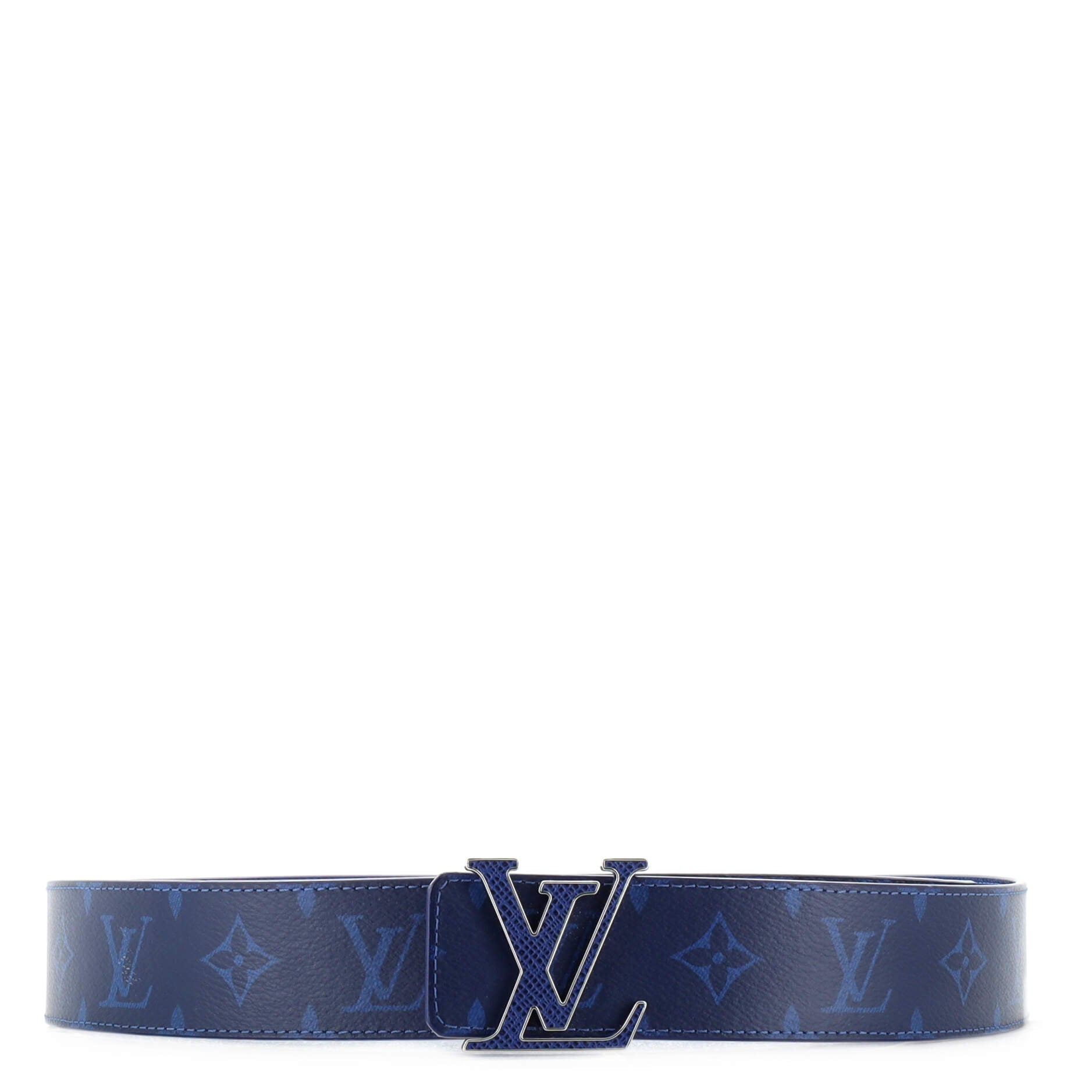 LV Initiales Reversible Belt Monogram Taigarama Wide 90
