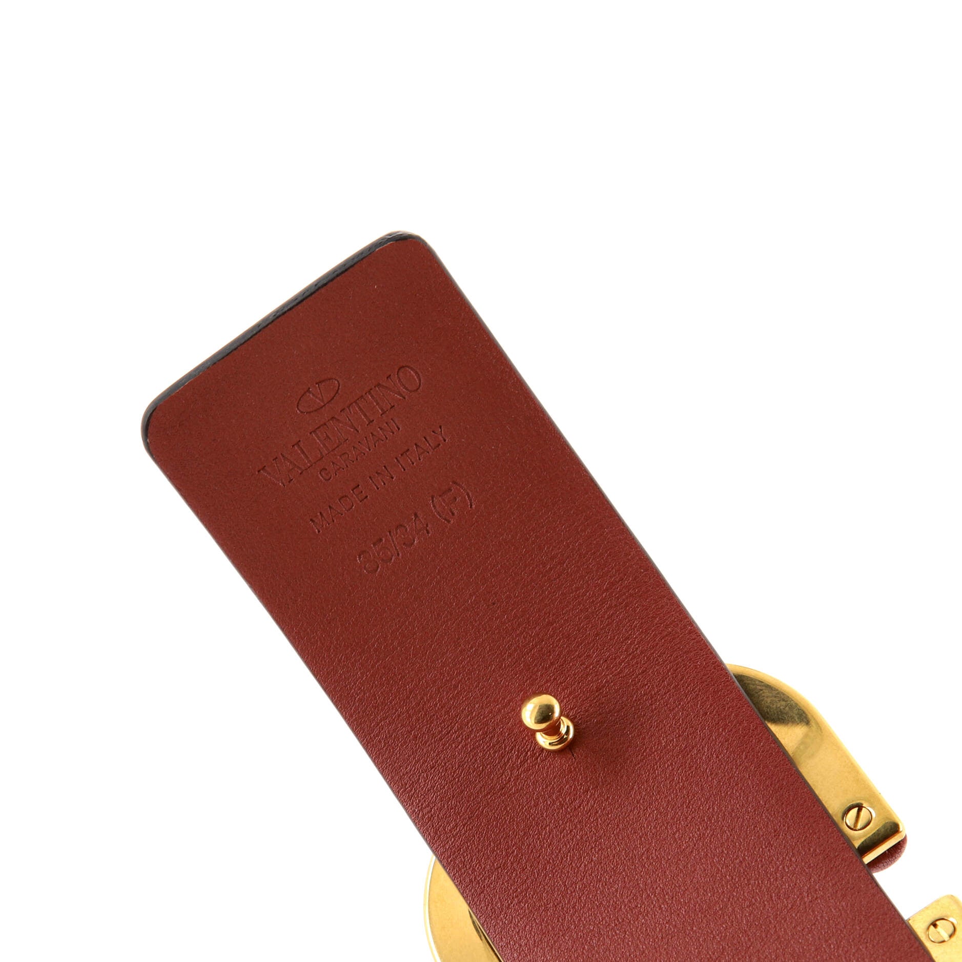 VLogo Belt Leather Wide 85