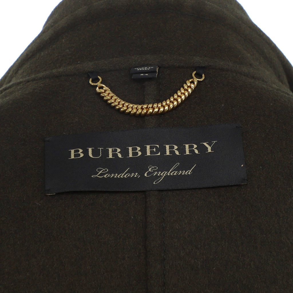 Men's Military Oversized Double Breasted Coat Cashmere and Wool Blend