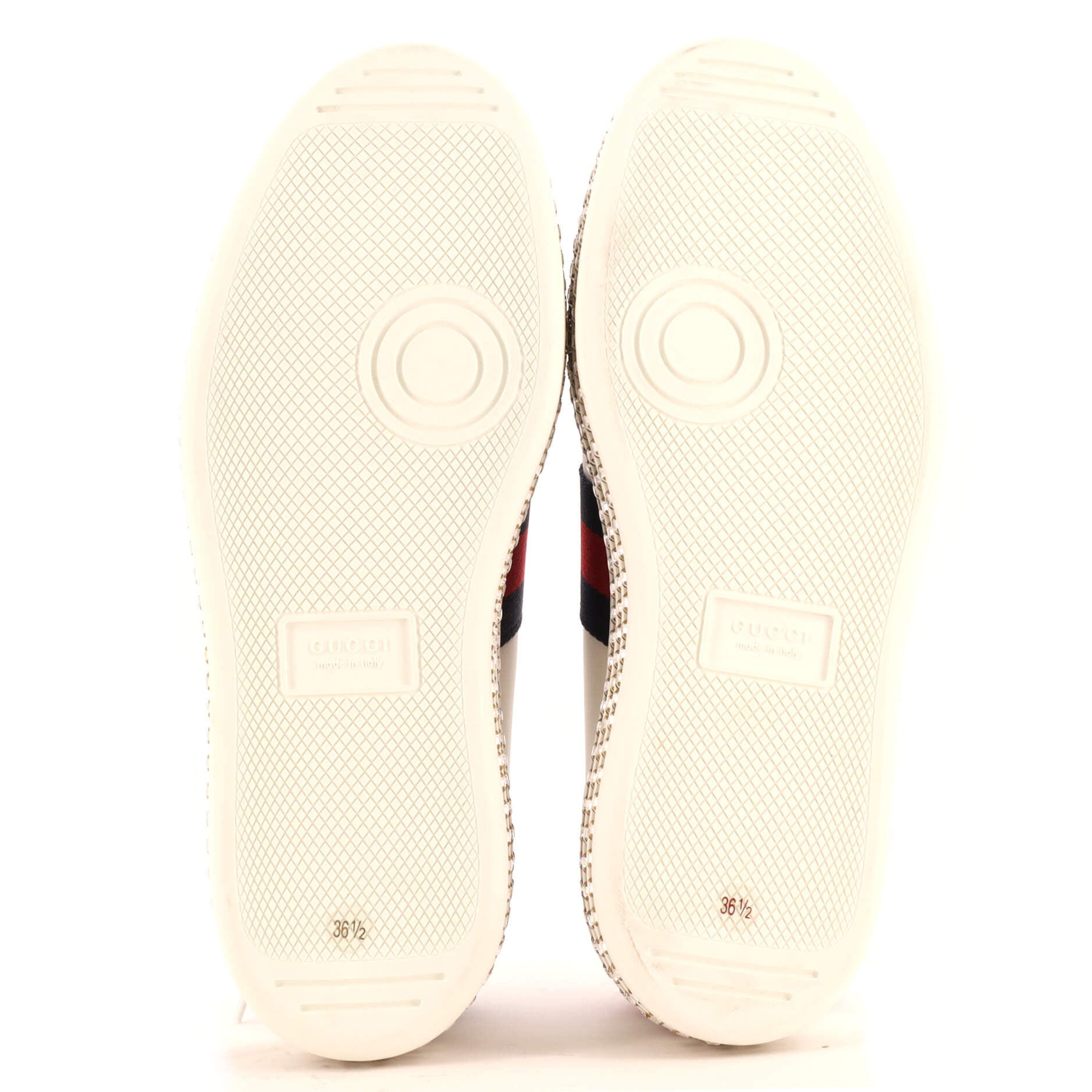 Women's Ace Web Platform Sneakers Leather with Crystals