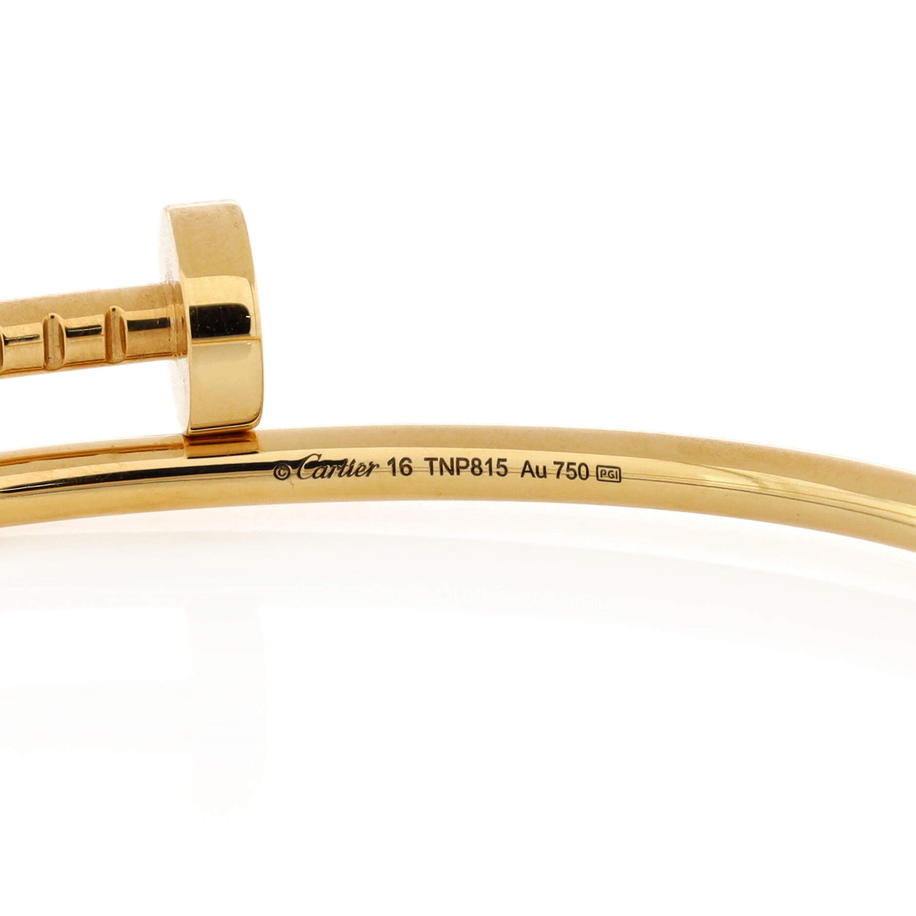 Juste un Clou Bracelet 18K Yellow Gold Small