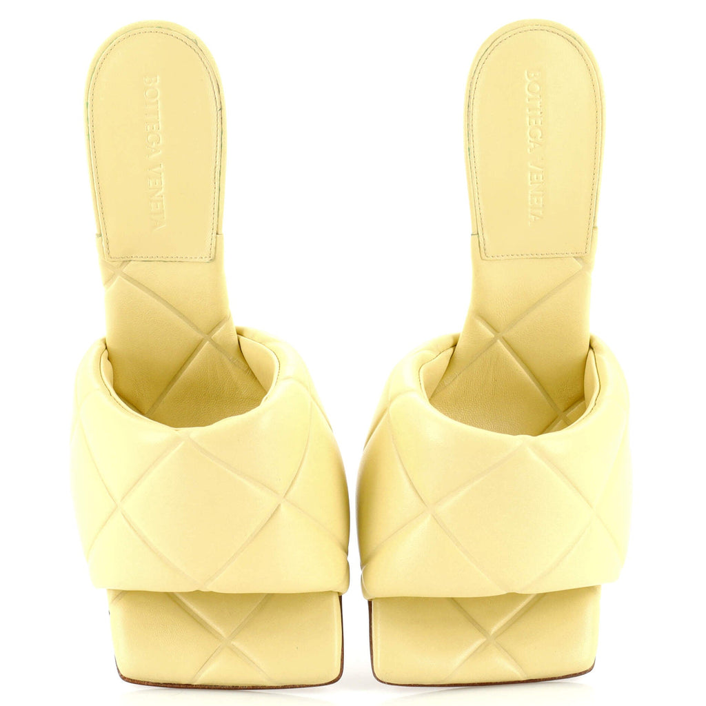 Women's Lido Heeled Sandals Quilted Embossed Leather