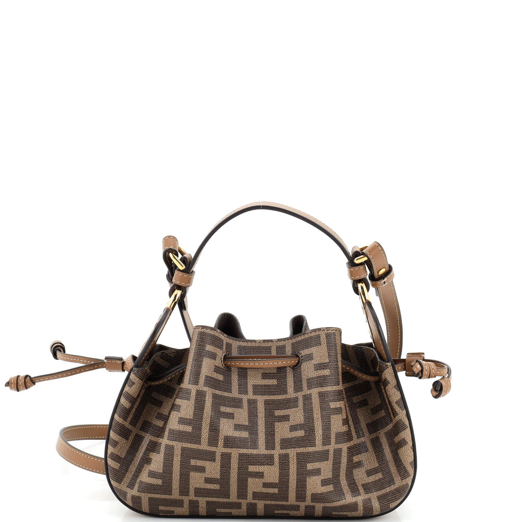 Pomodorino Bucket Bag Zucca Coated Canvas Mini