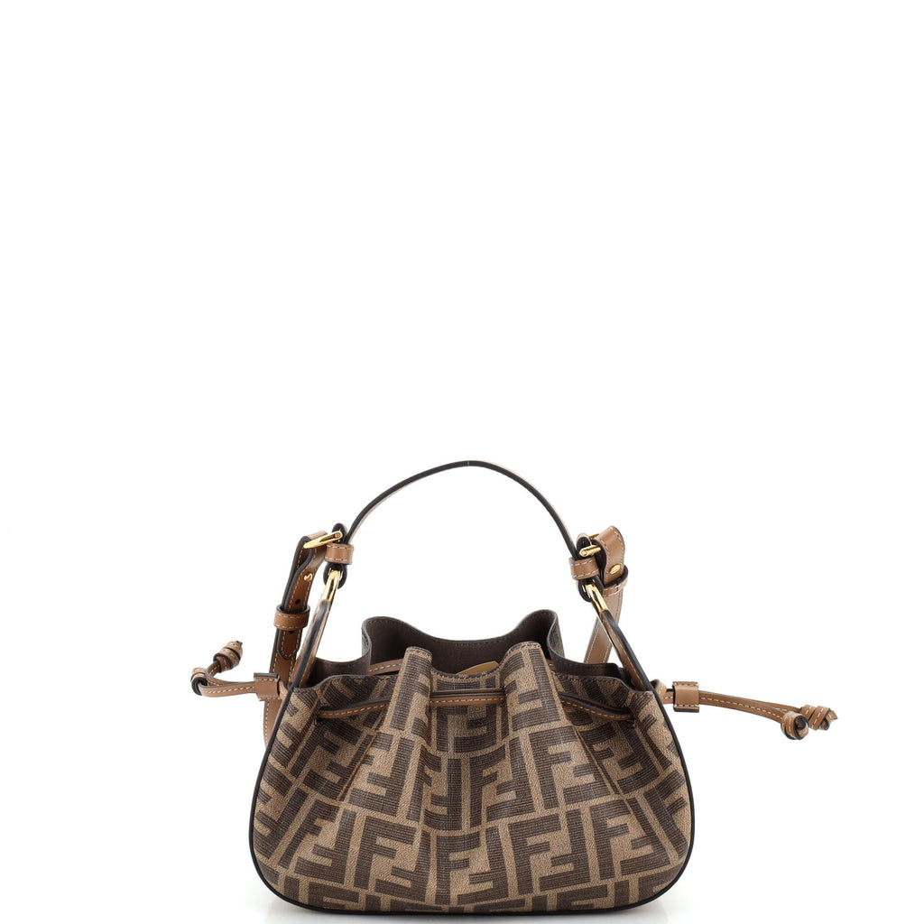Pomodorino Bucket Bag Zucca Coated Canvas Mini