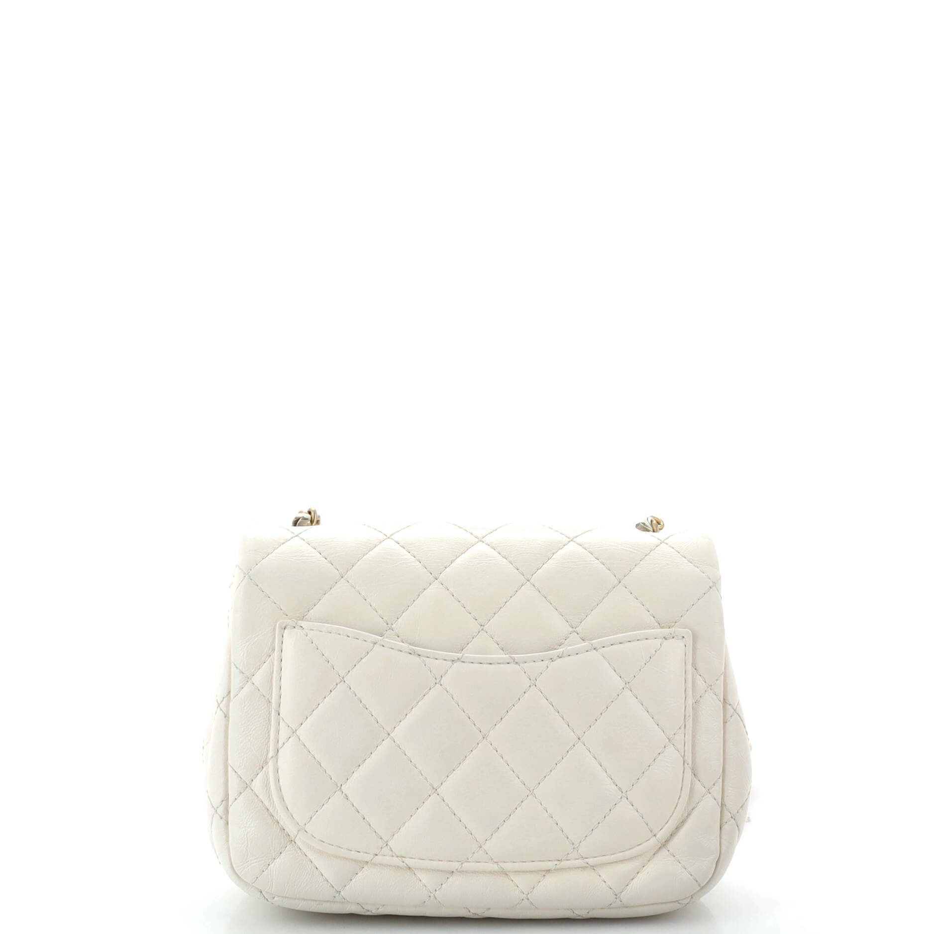 Romance Square Flap Bag Quilted Lambskin Mini