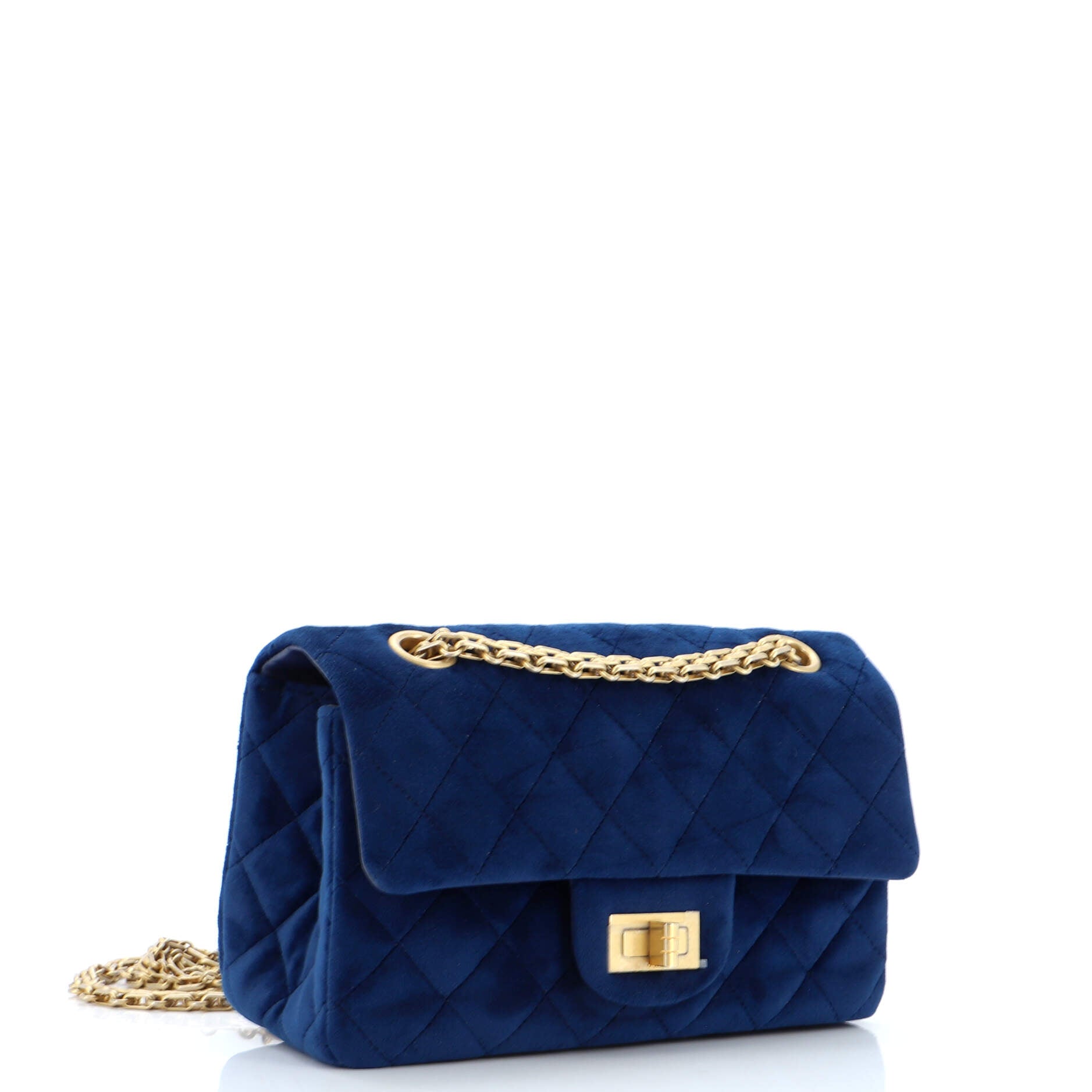 Reissue 2.55 Flap Bag Quilted Velvet Mini