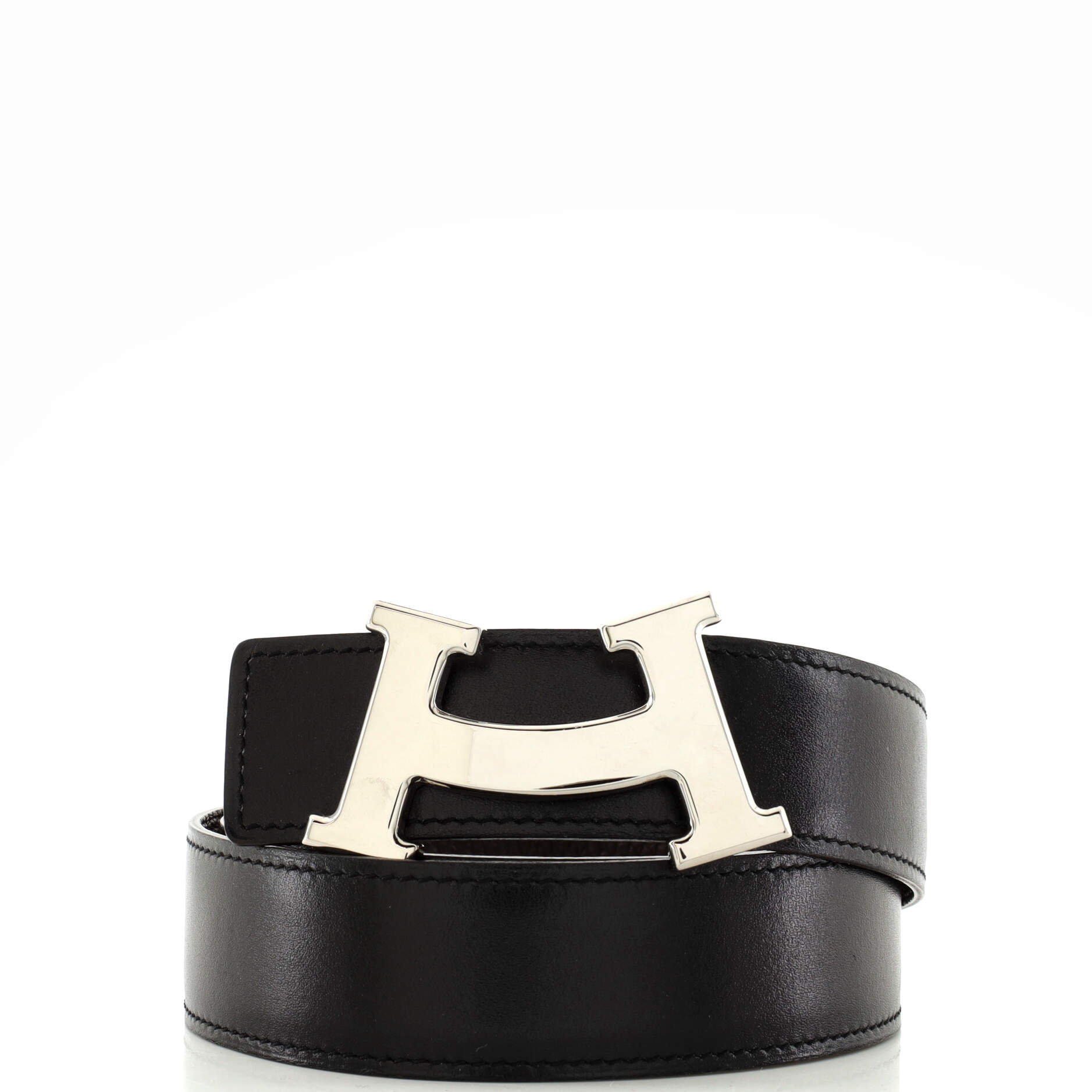 Smile H Reversible Belt Leather Medium 95