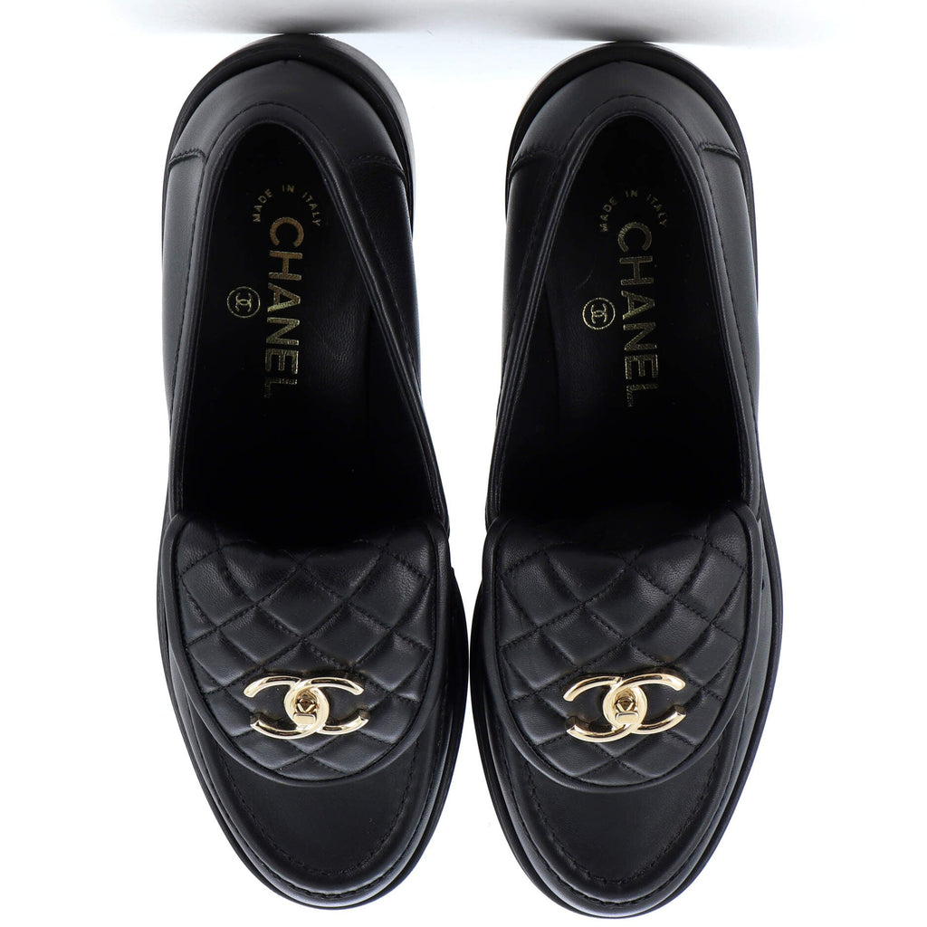 Women's CC Loafers Quilted Leather