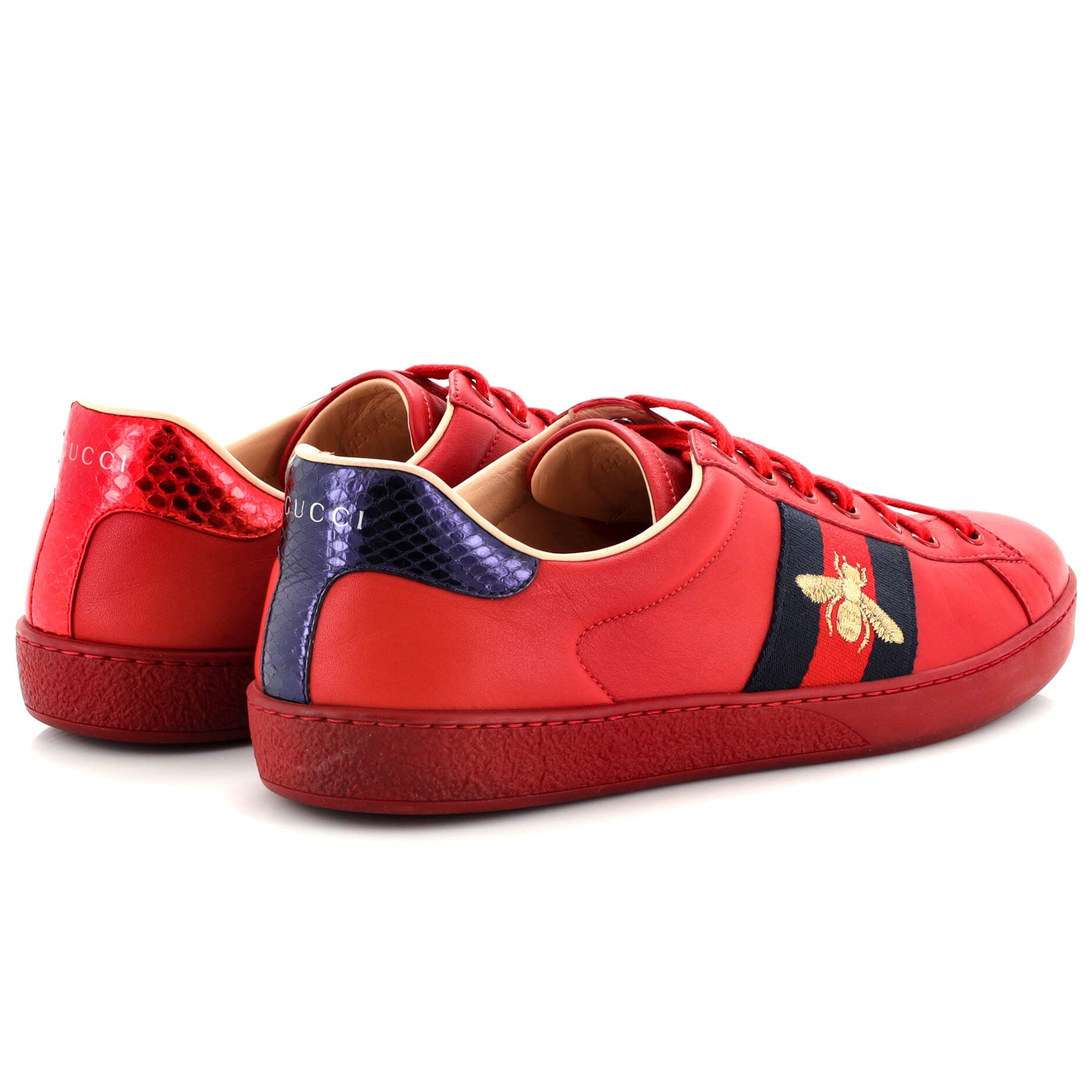Freya Hartas Ace Sneakers Embroidered Leather