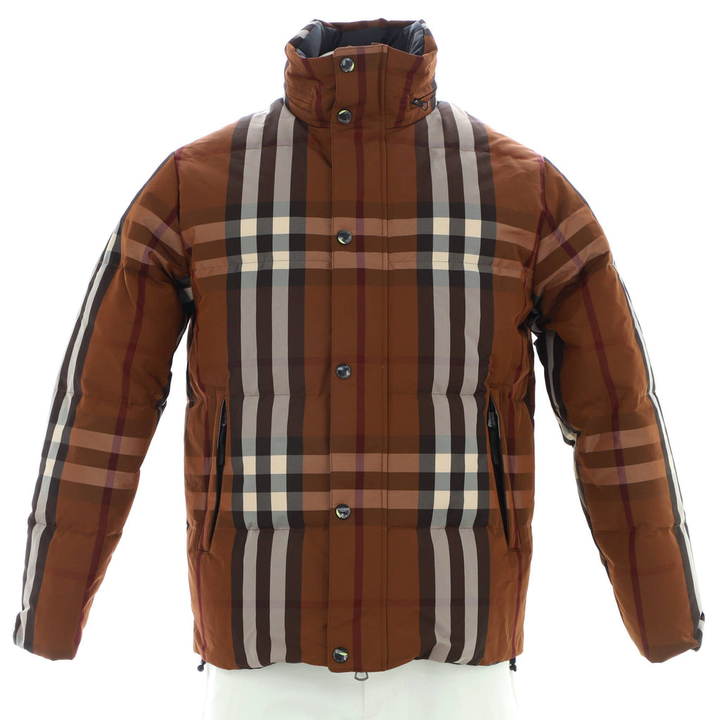 Men's Digby Reversible Puffer Jacket Quilted House Check Polyamide with Down