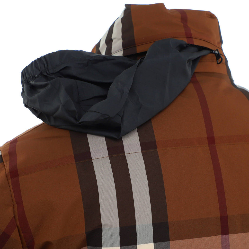 Men's Digby Reversible Puffer Jacket Quilted House Check Polyamide with Down