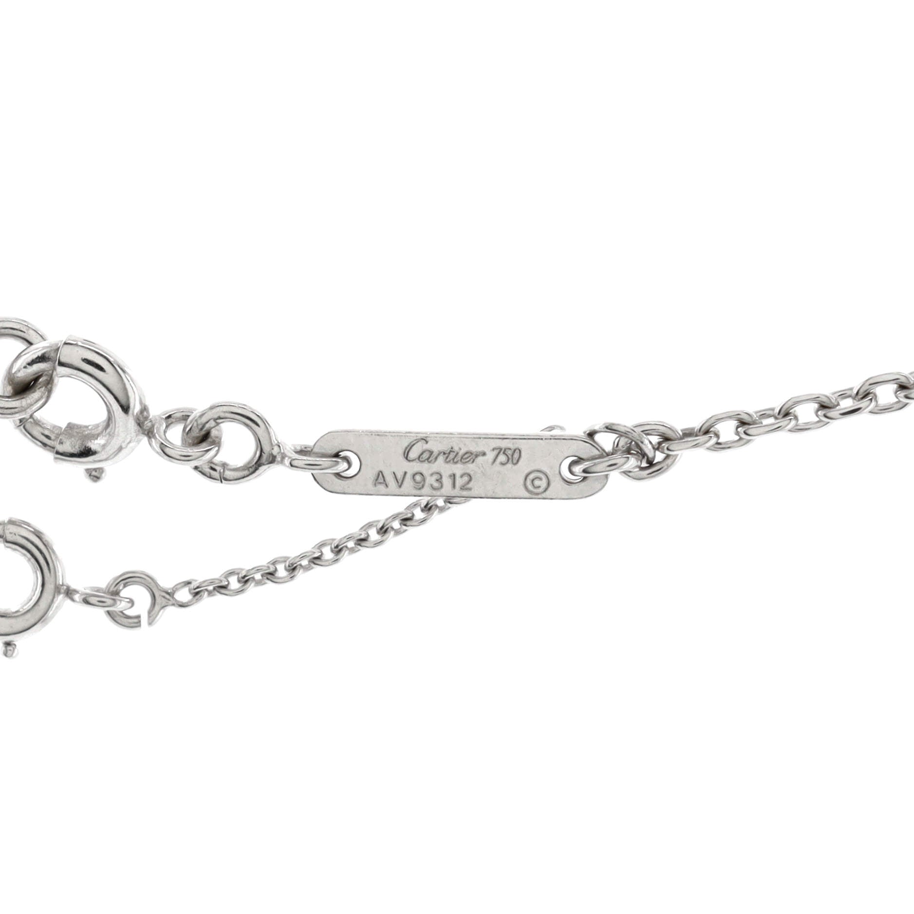 Heart Pendant Necklace 18K White Gold with Pink Sapphire