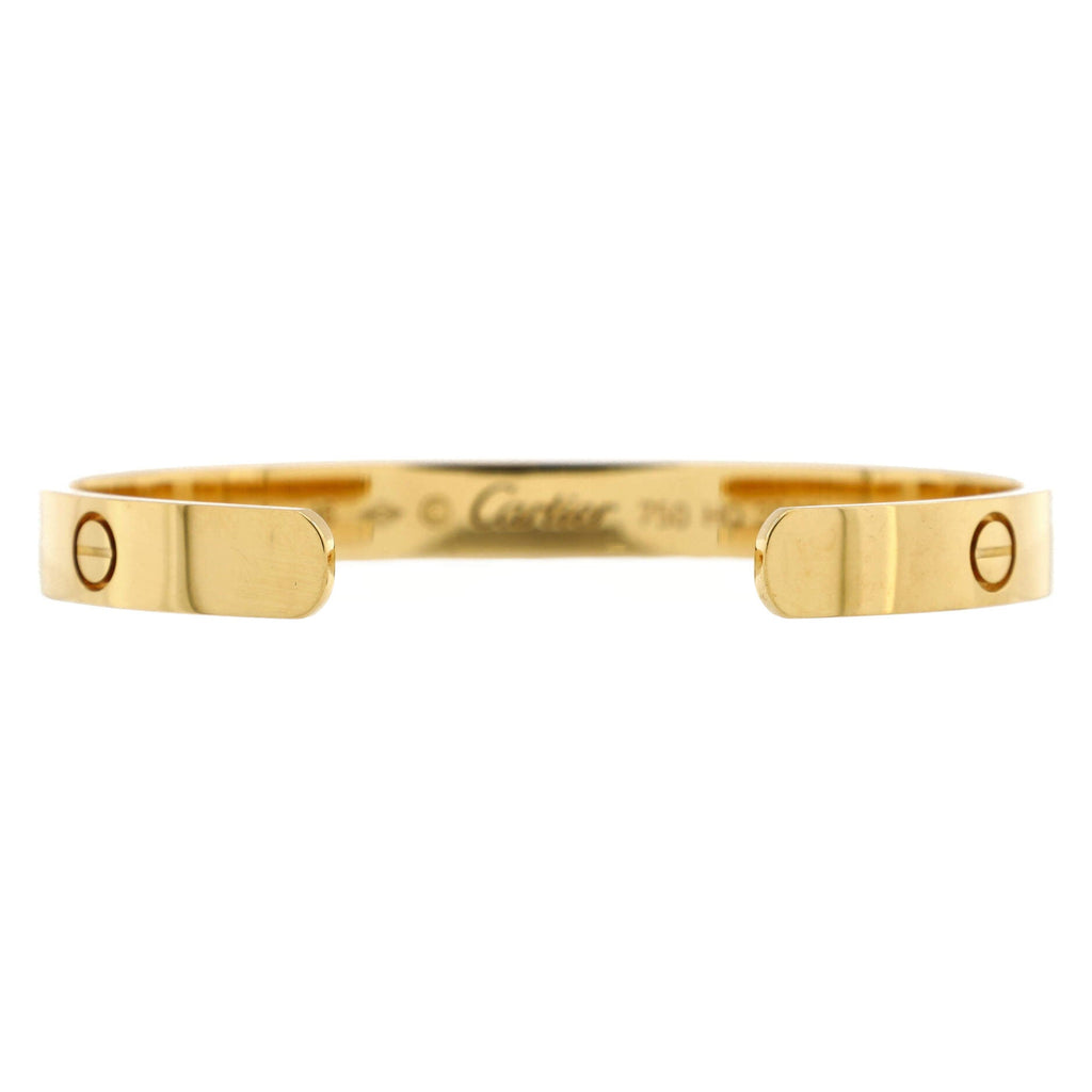 Love Cuff Bracelet 18K Yellow Gold