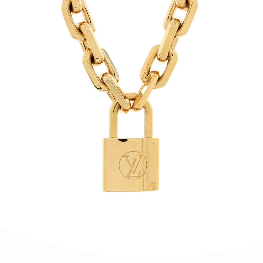 LV Edge Cadenas Necklace Metal