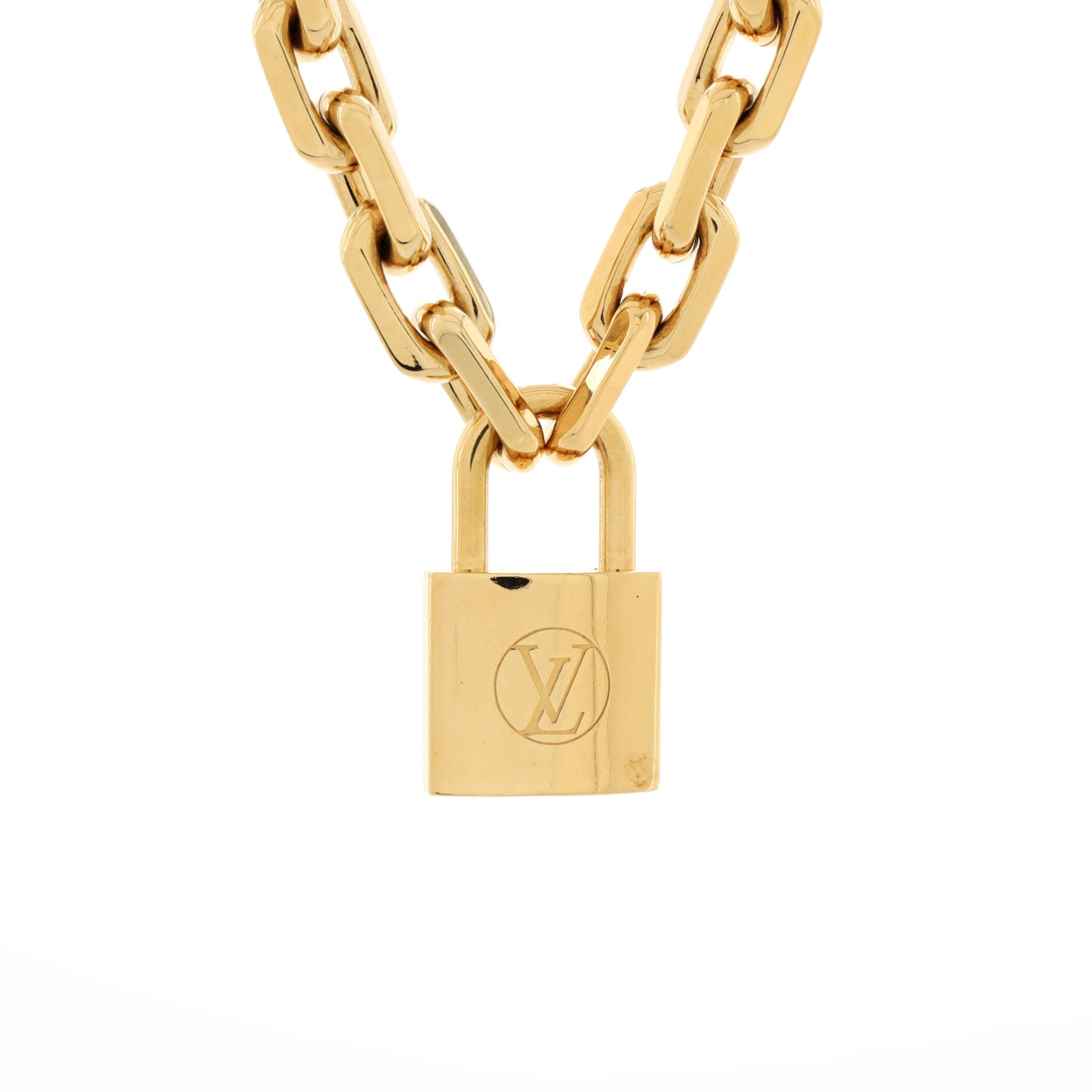 LV Edge Cadenas Necklace Metal
