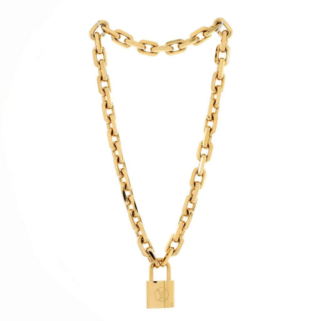 LV Edge Cadenas Necklace Metal