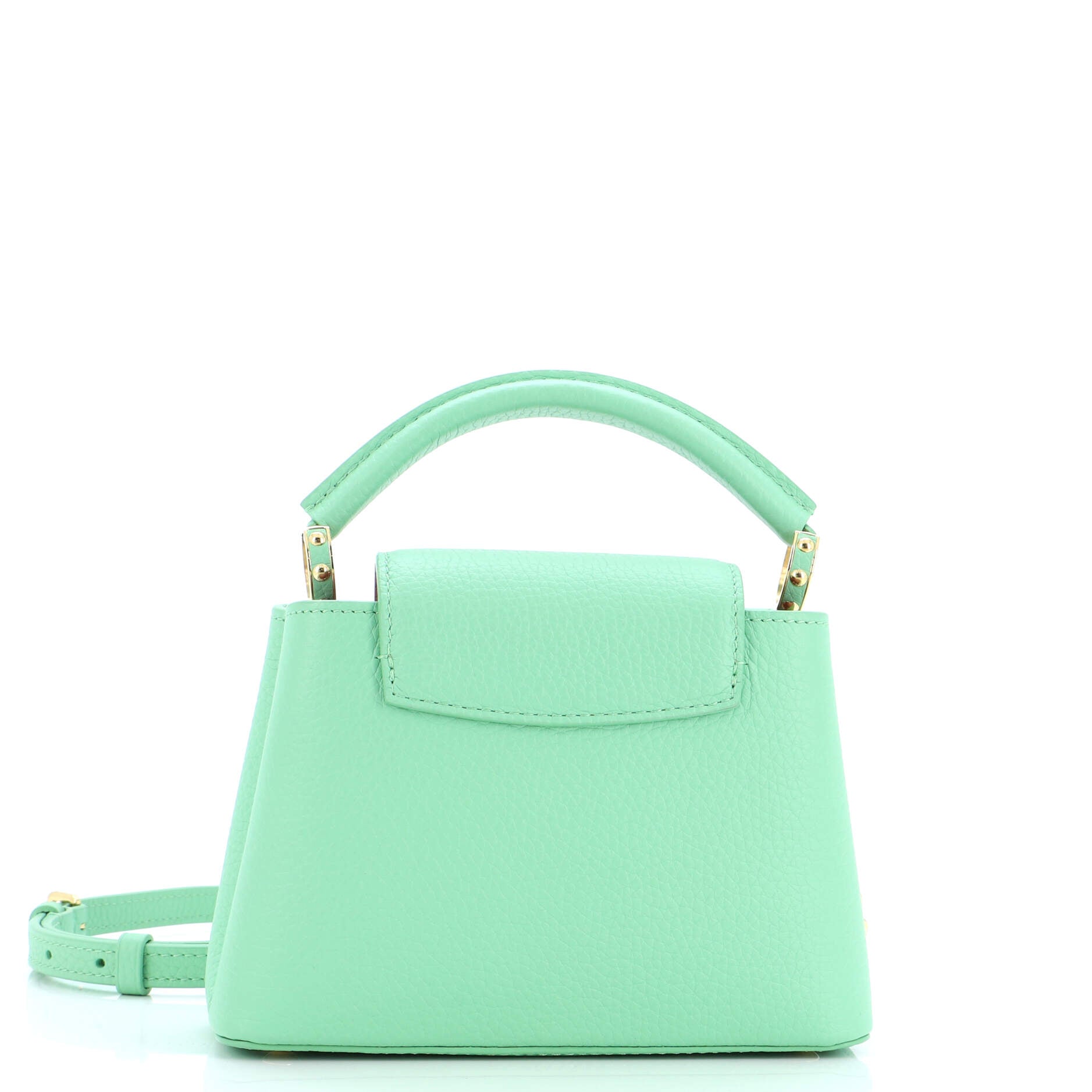Braided Chain Capucines Bag Taurillon Leather Mini