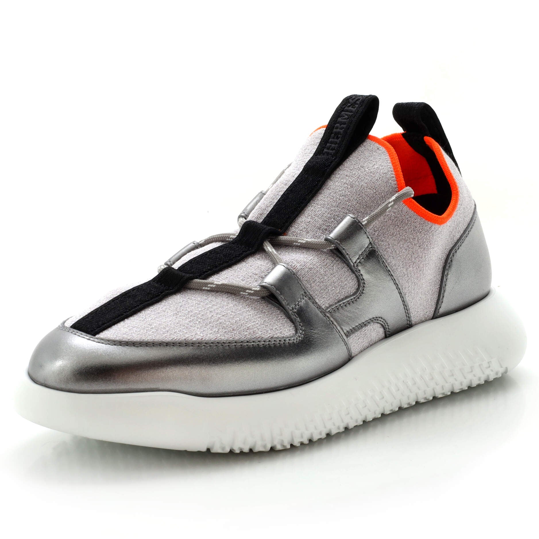 Women's Duel Sneakers Leather and Fabric