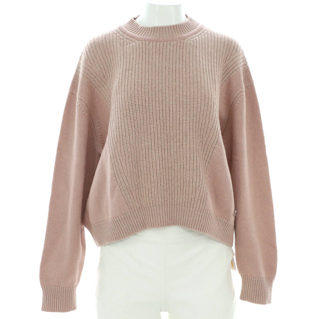 Women's Ribbed Mock Neck Sweater Cashmere