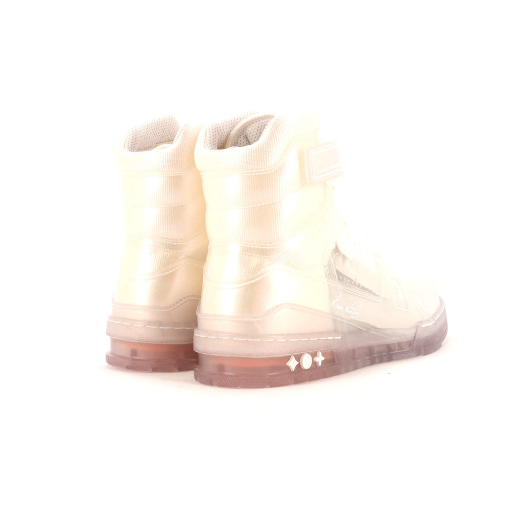 Men's LV Trainer High-Top Sneakers PVC