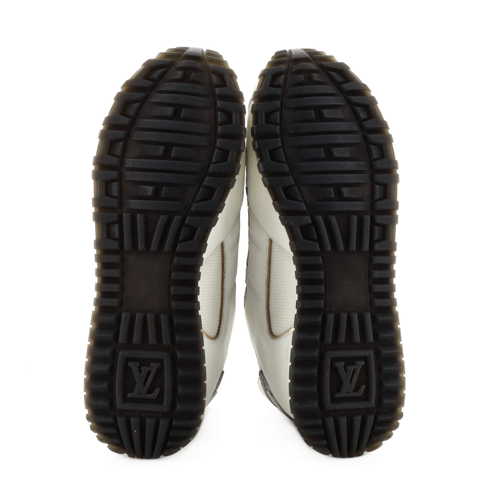 Women's Run Away Sneakers Mesh with Monogram Canvas and Leather