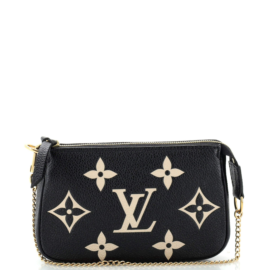 Pochette Accessoires Bicolor Monogram Empreinte Giant Mini