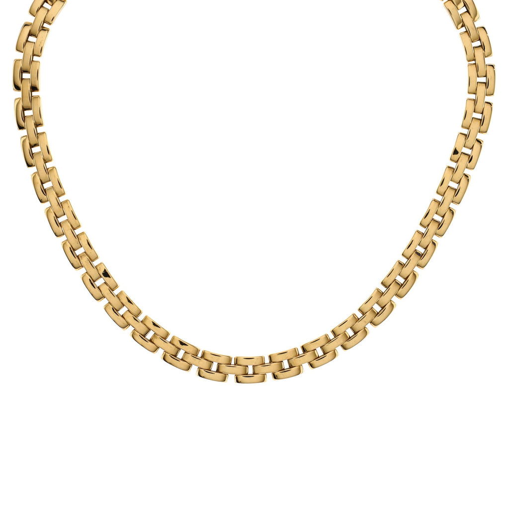 Maillon Panthere 3 Row Necklace 18K Yellow Gold