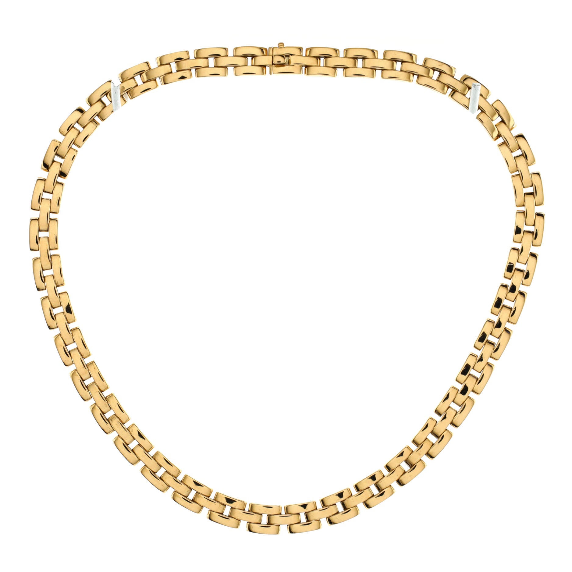 Maillon Panthere 3 Row Necklace 18K Yellow Gold
