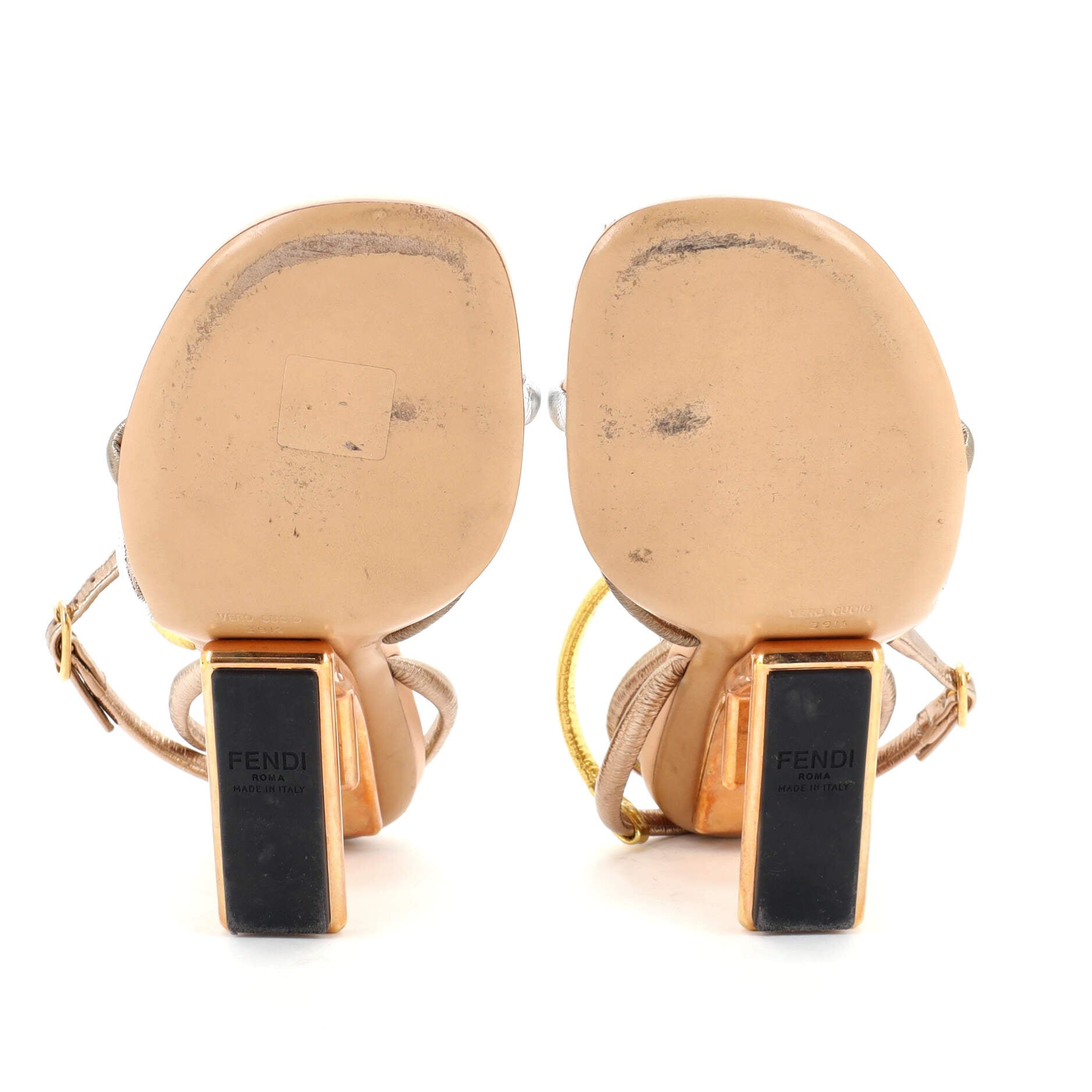 Women's First Strappy Heeled Sandals Leather