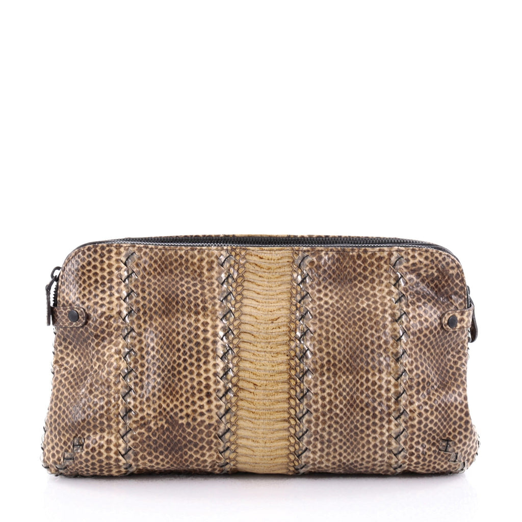 Double Zip Clutch Ayers Medium