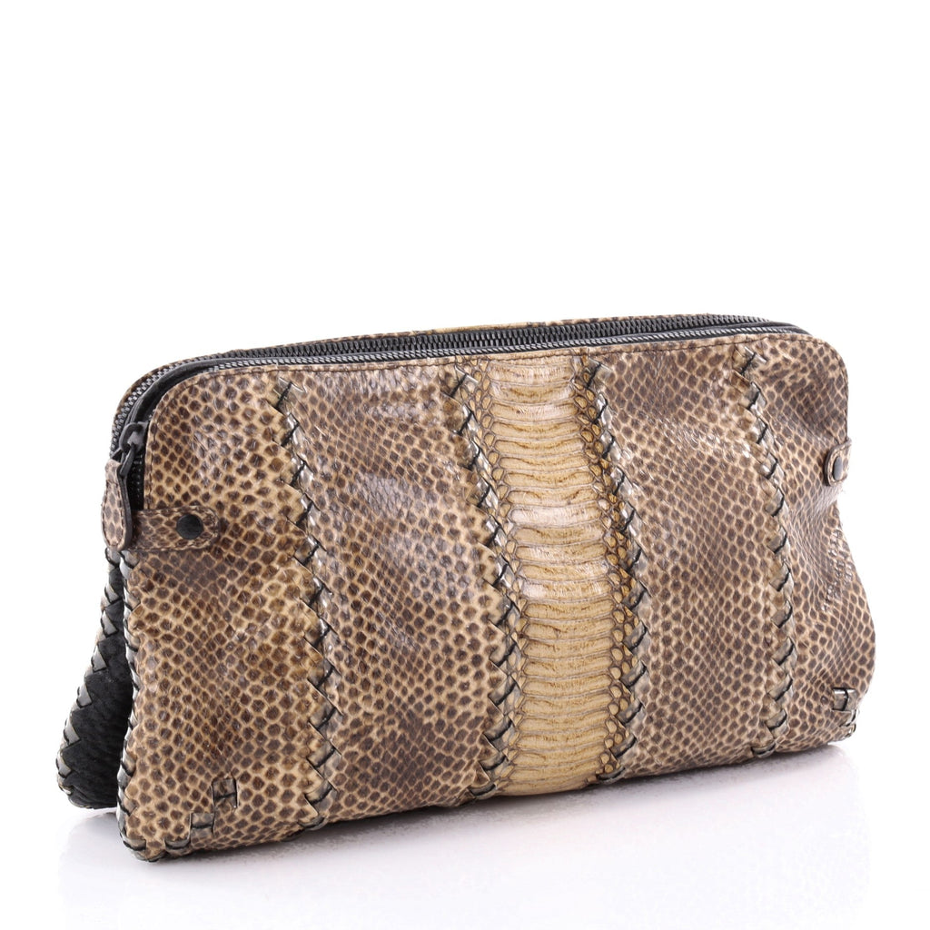 Double Zip Clutch Ayers Medium
