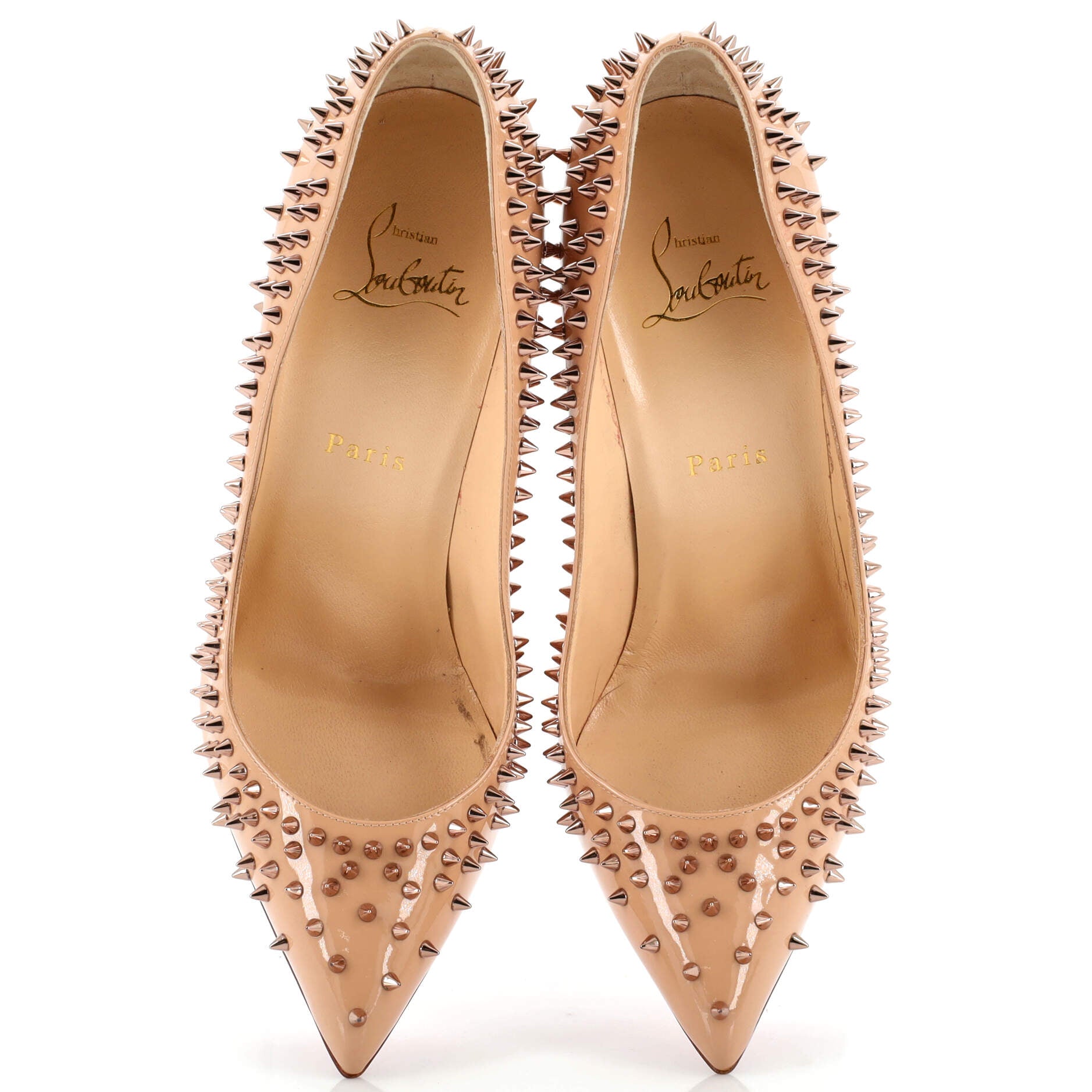Women's Escarpic Pumps Studded Patent 100