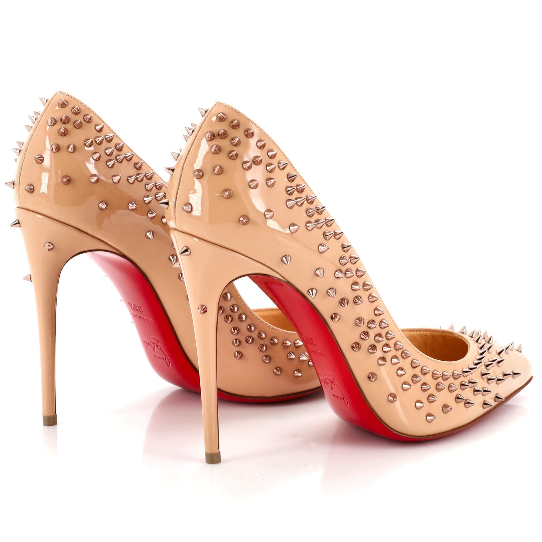 Women's Escarpic Pumps Studded Patent 100