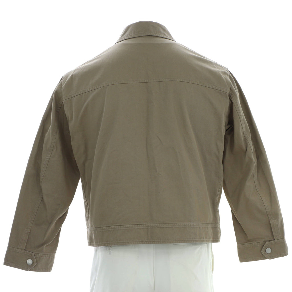 Men's Collared Zip Jacket Cotton